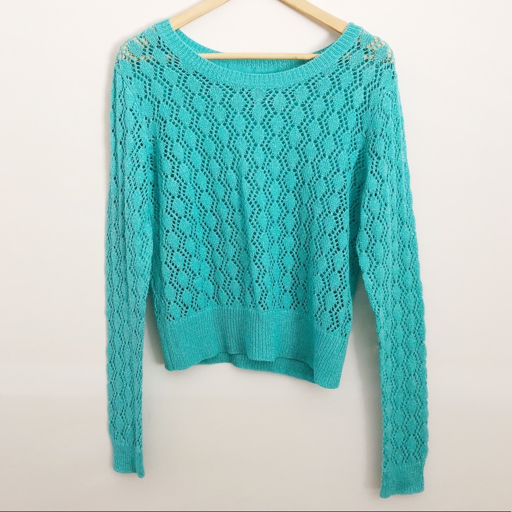 Aeropostale Open Knit Sweater